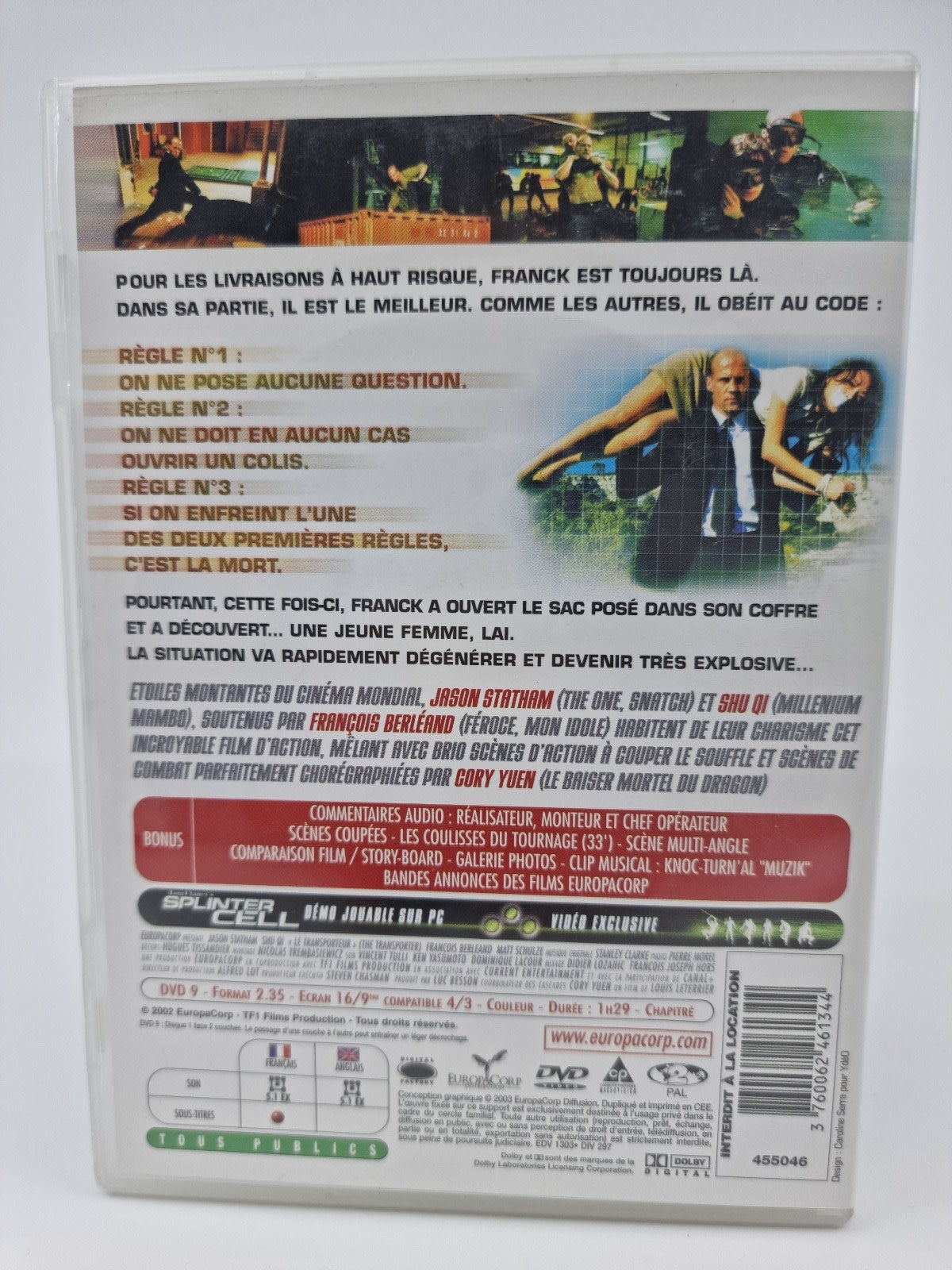 DVD - Le Transporteur