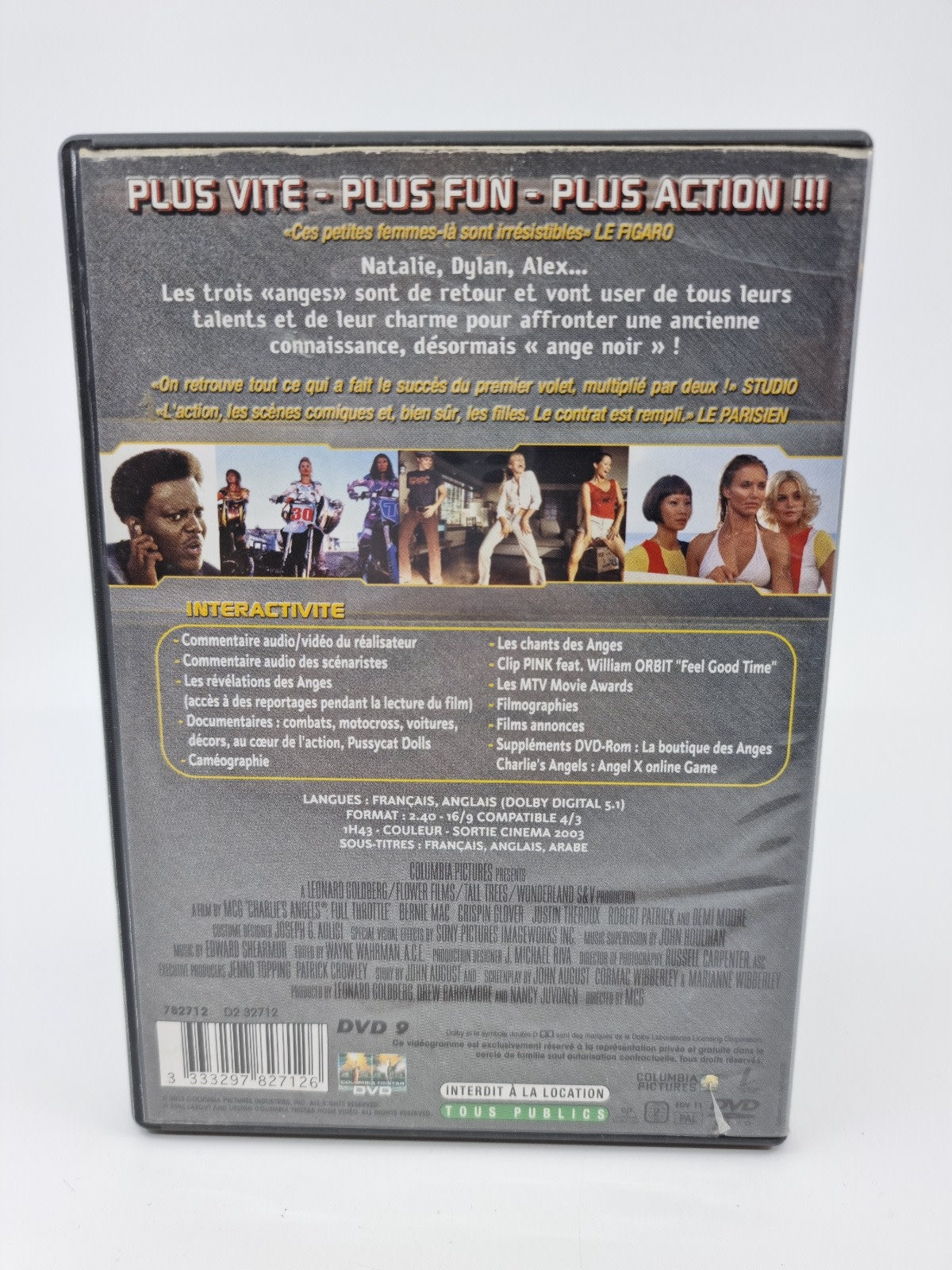 DVD - Charlie's Angels, les Anges se déchaînent !