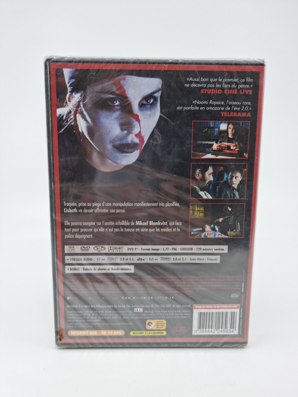 DVD - Millénium 2, La Fille qui rêvait d'un bidon d'essence et d'une allumette (avec emballage, pas ouvert)