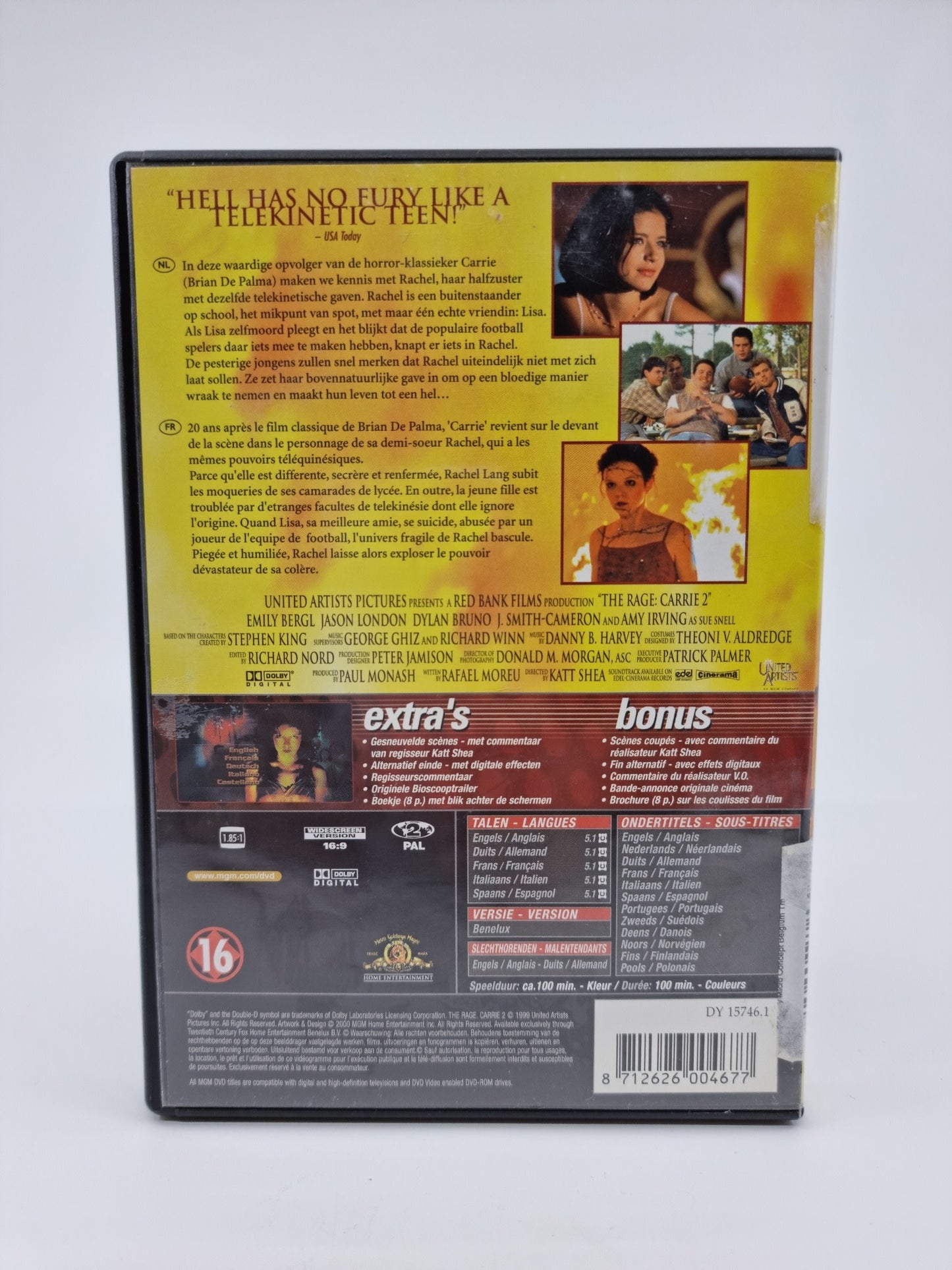 DVD - The Rage Carrie 2, la haine