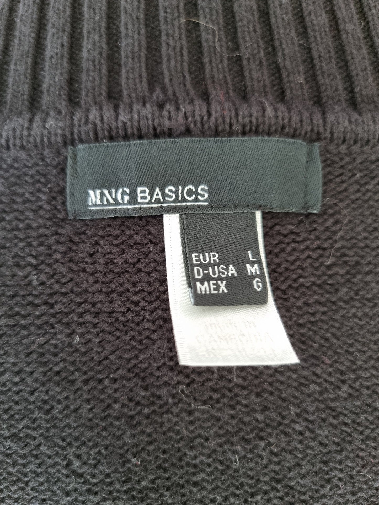 Jaquette noire à col montant (SIZE : L)