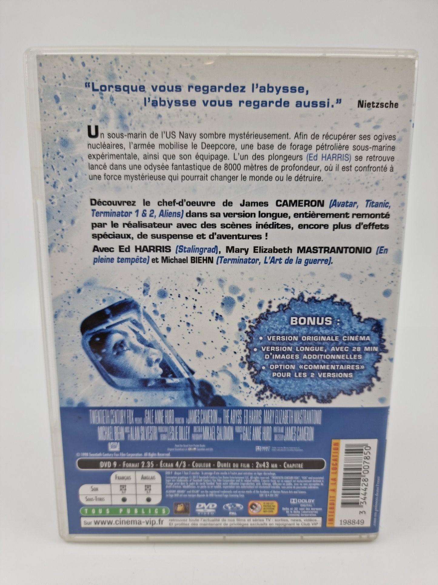 DVD - Abyss – Edition spéciale