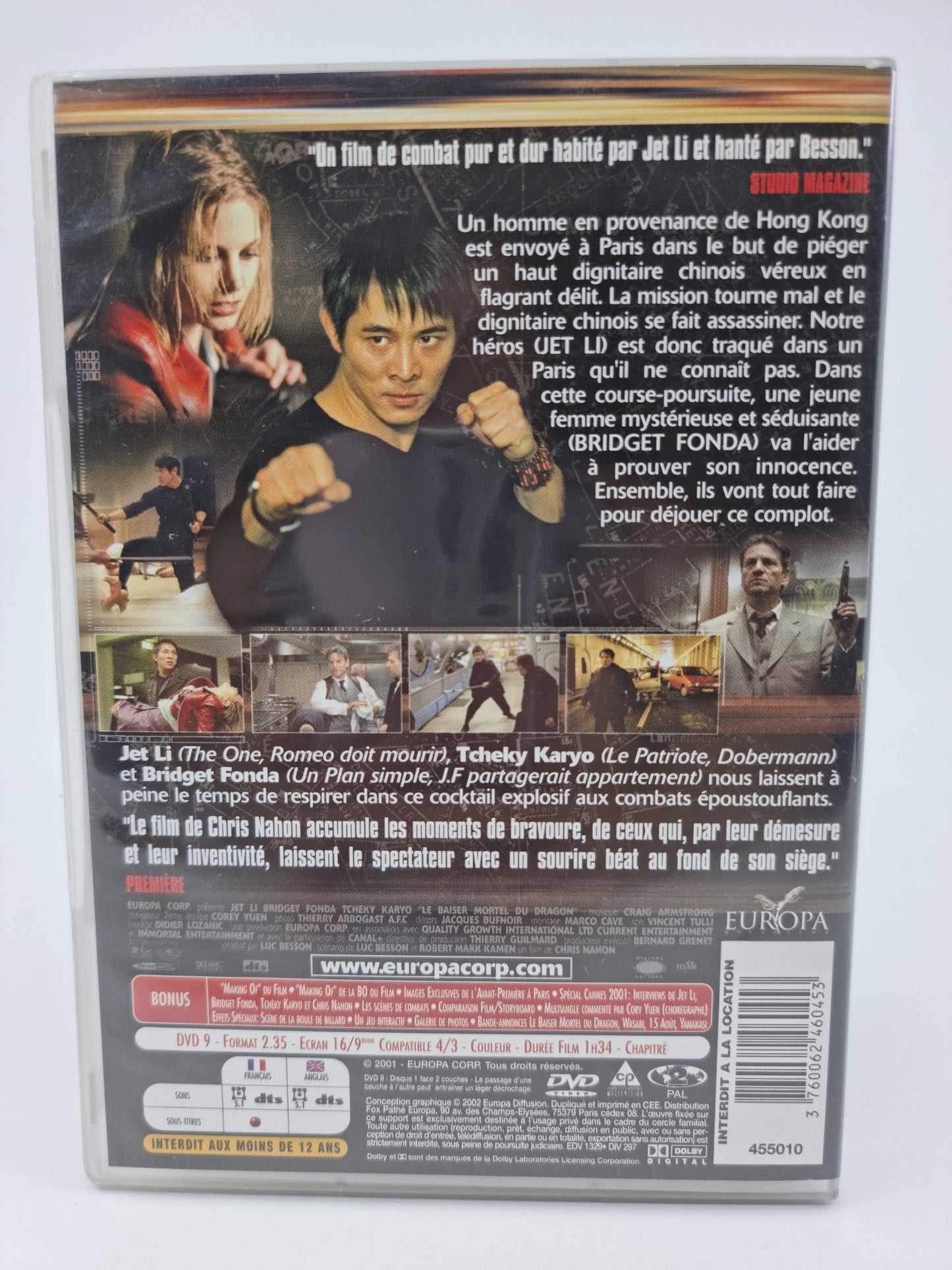 DVD - Le Baiser mortel du dragon