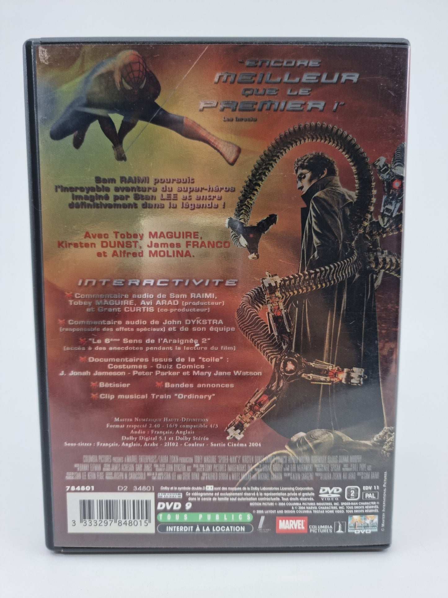 DVD - Spider-Man et Spider-Man 2