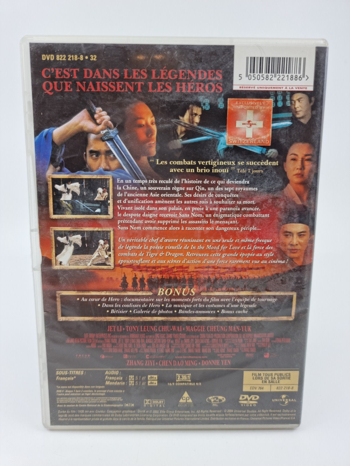 DVD - Hero (Ying xiong)