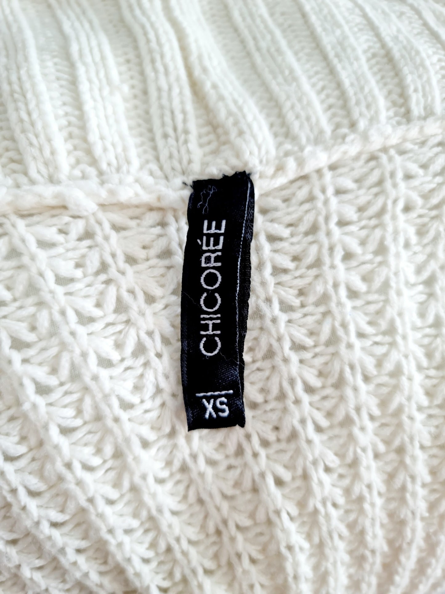 Gilet en maille à manches courtes (SIZE : XS)