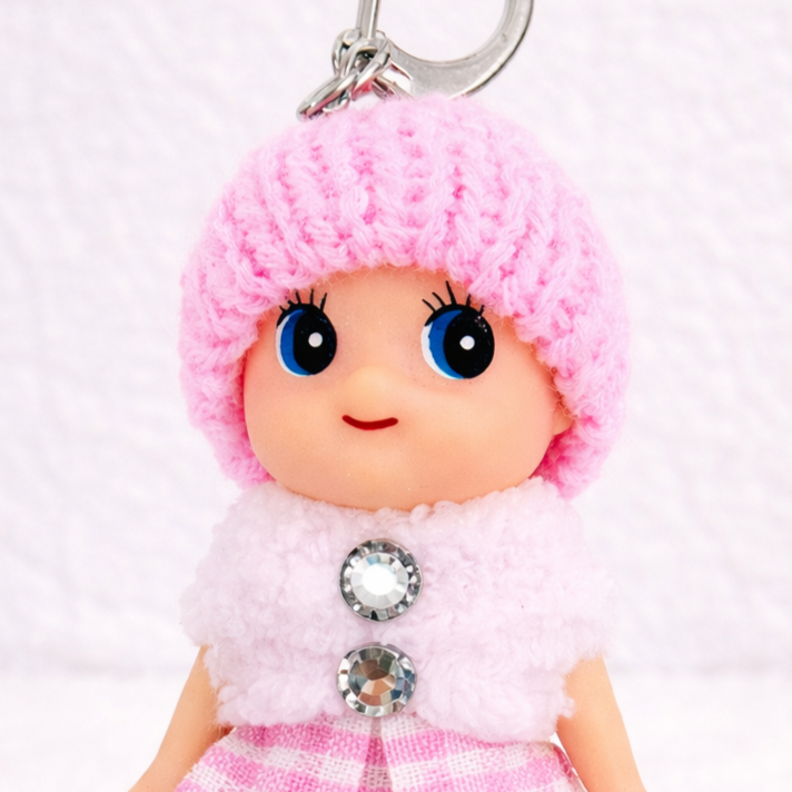 Porte-clés dolls - Pink