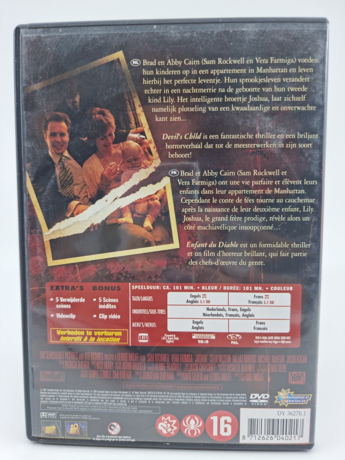 DVD - Joshua (également connu sous le nom de The Devil's Child )