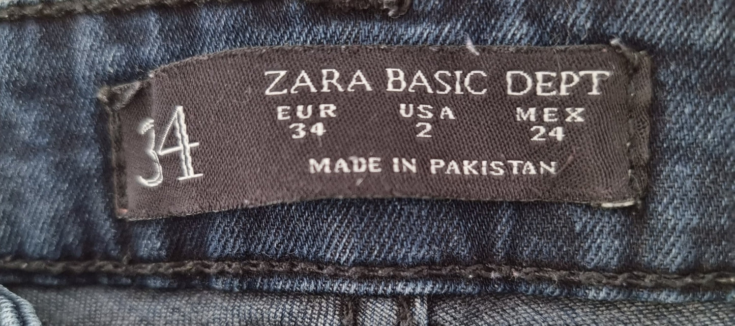 Jeans foncé Zara Basic Dept. (SIZE : EUR 34)