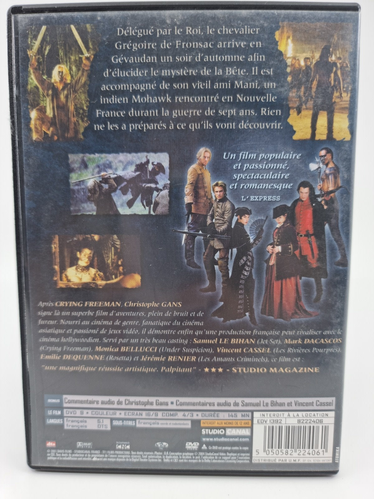 DVD - Le Pacte des loups – version longue