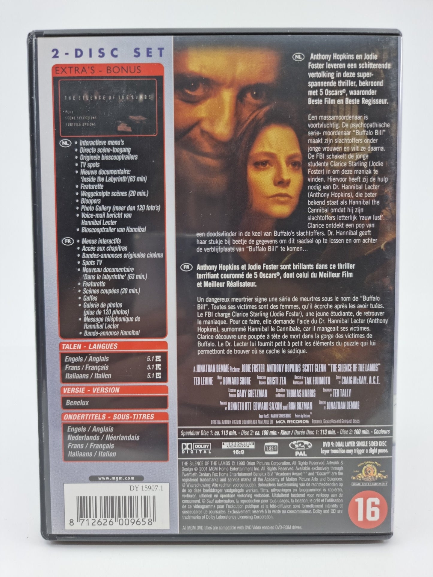 DVD - Le Silence des agneaux