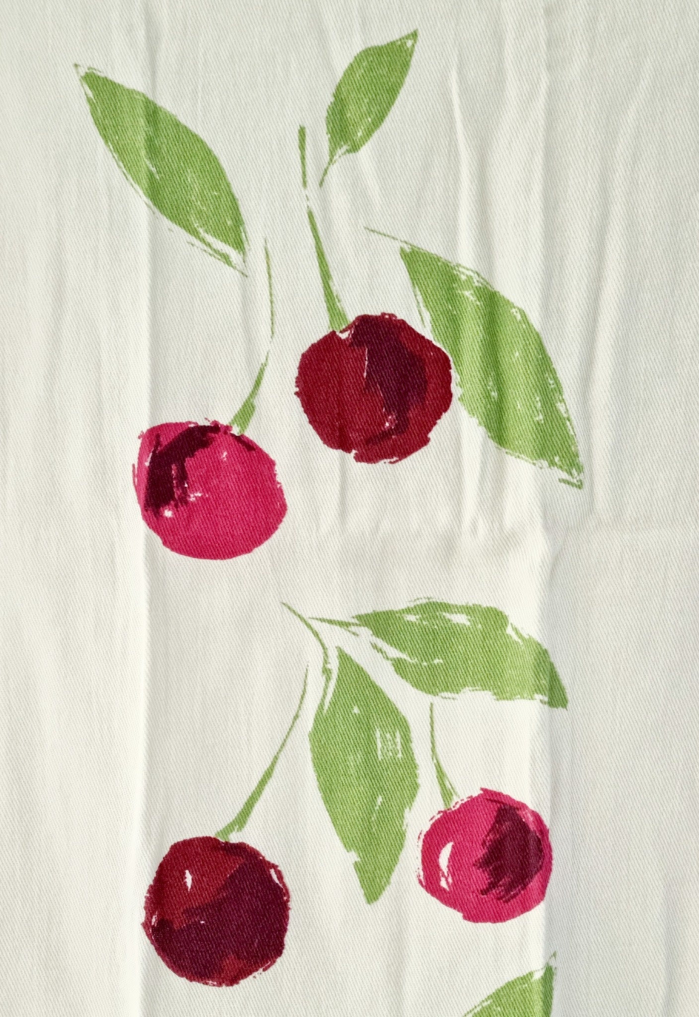 Linge de cuisine - cerises 60 X 45 cm (2 pièces)