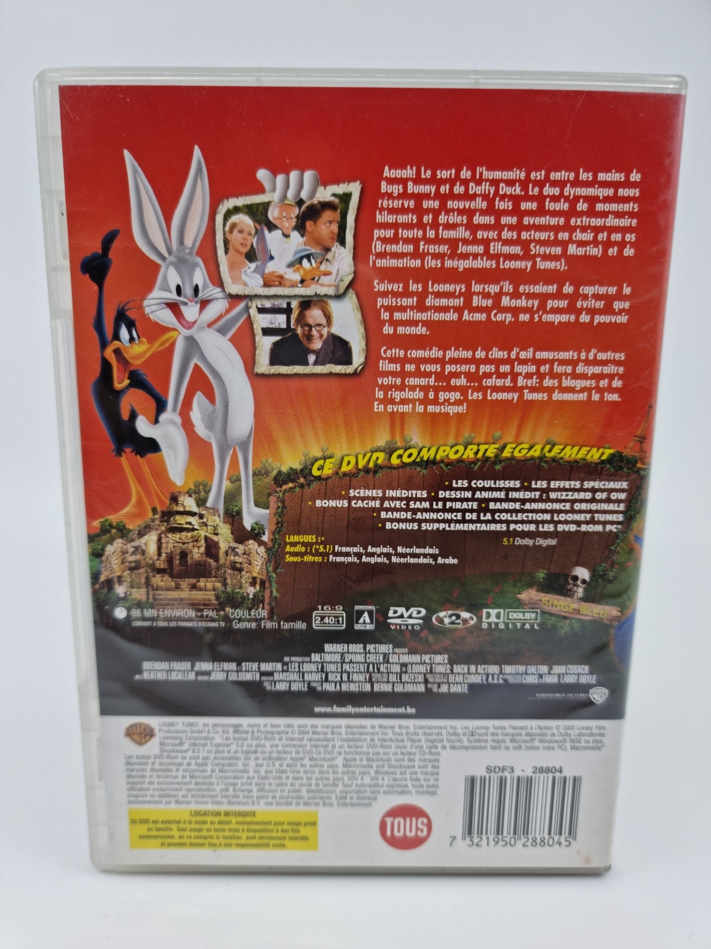 DVD - Les Looney Tunes, passent à l'action – Le film
