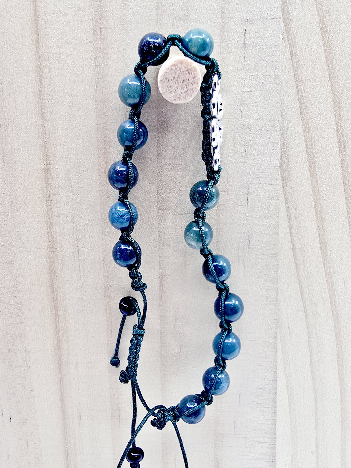 Bracelet trèfle - Agate mousse