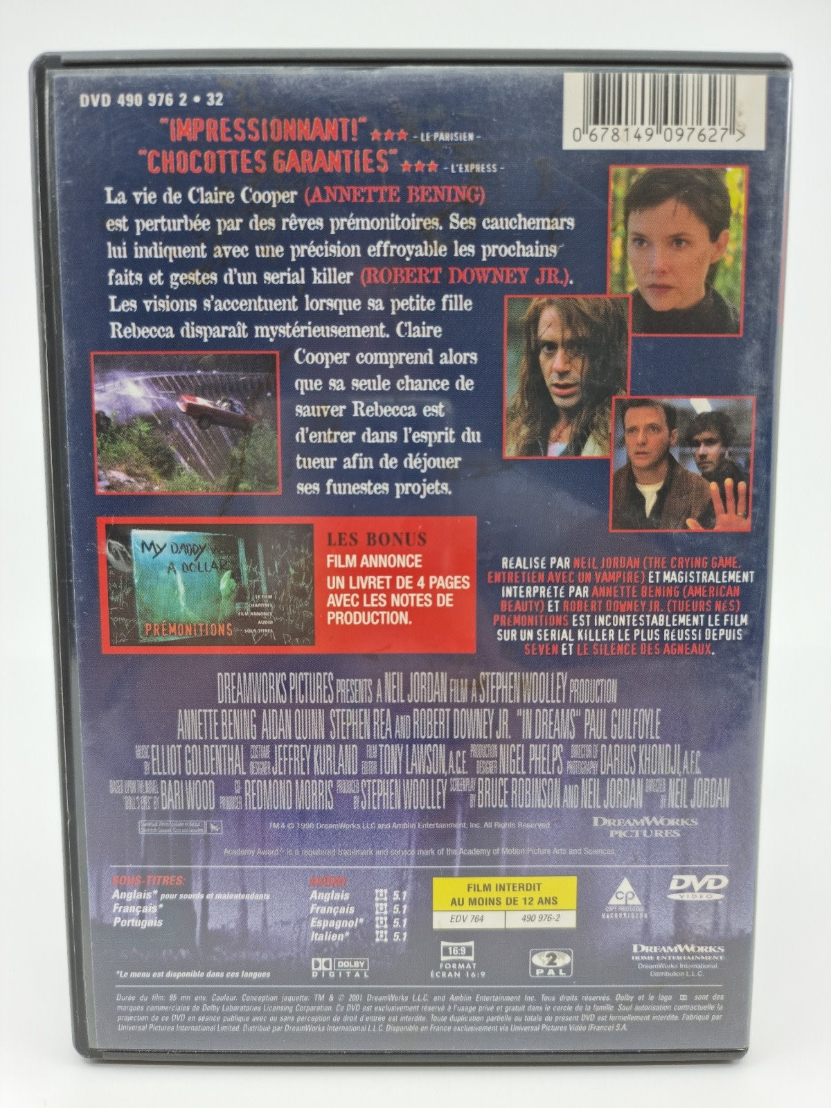 DVD - Prémonitions In Dreams