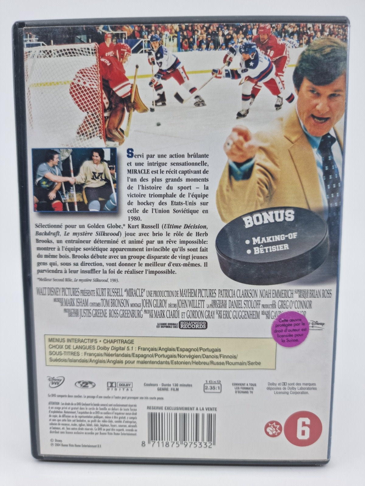 DVD - Miracle (Walt Disney)