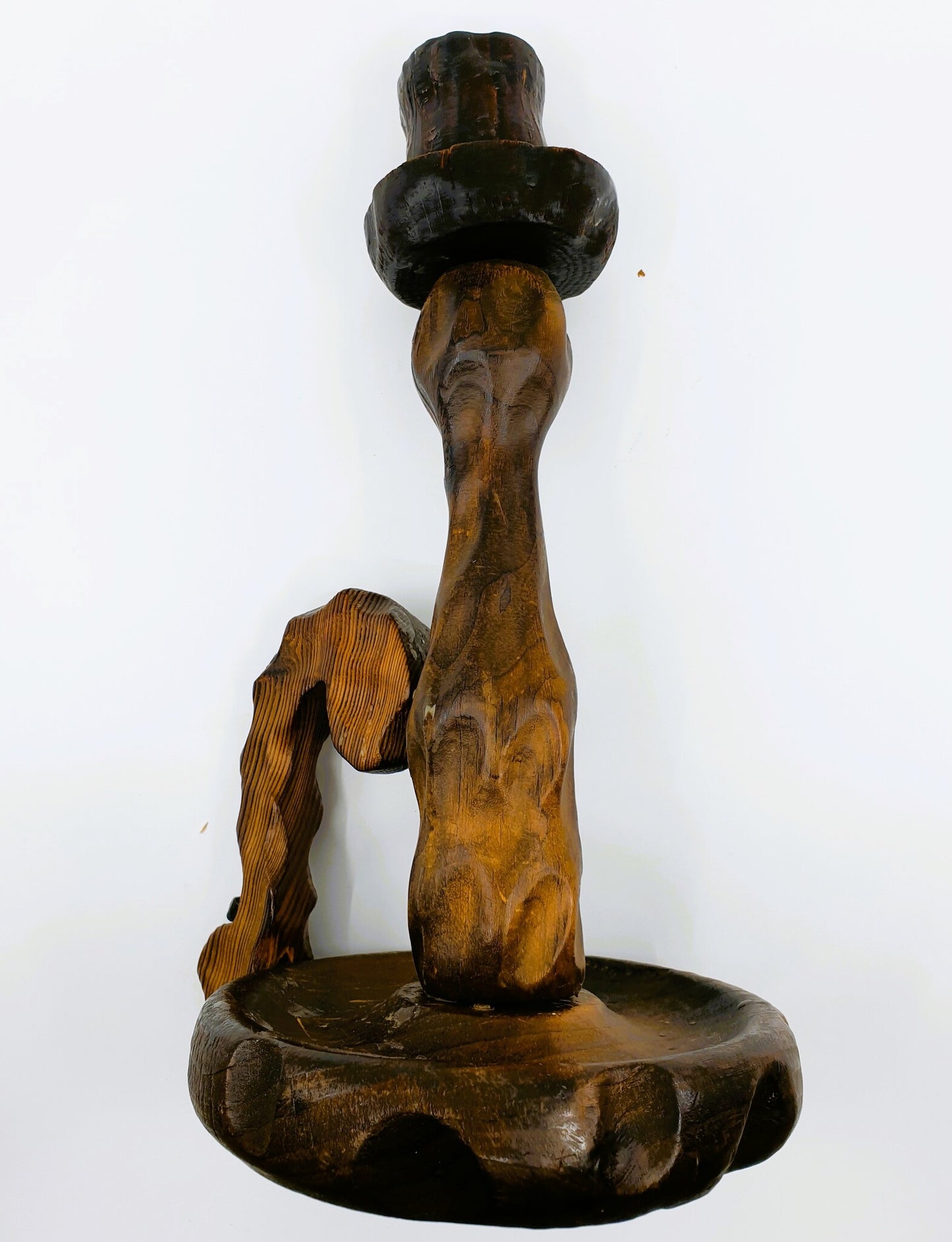 Chandelier en bois de cerisier