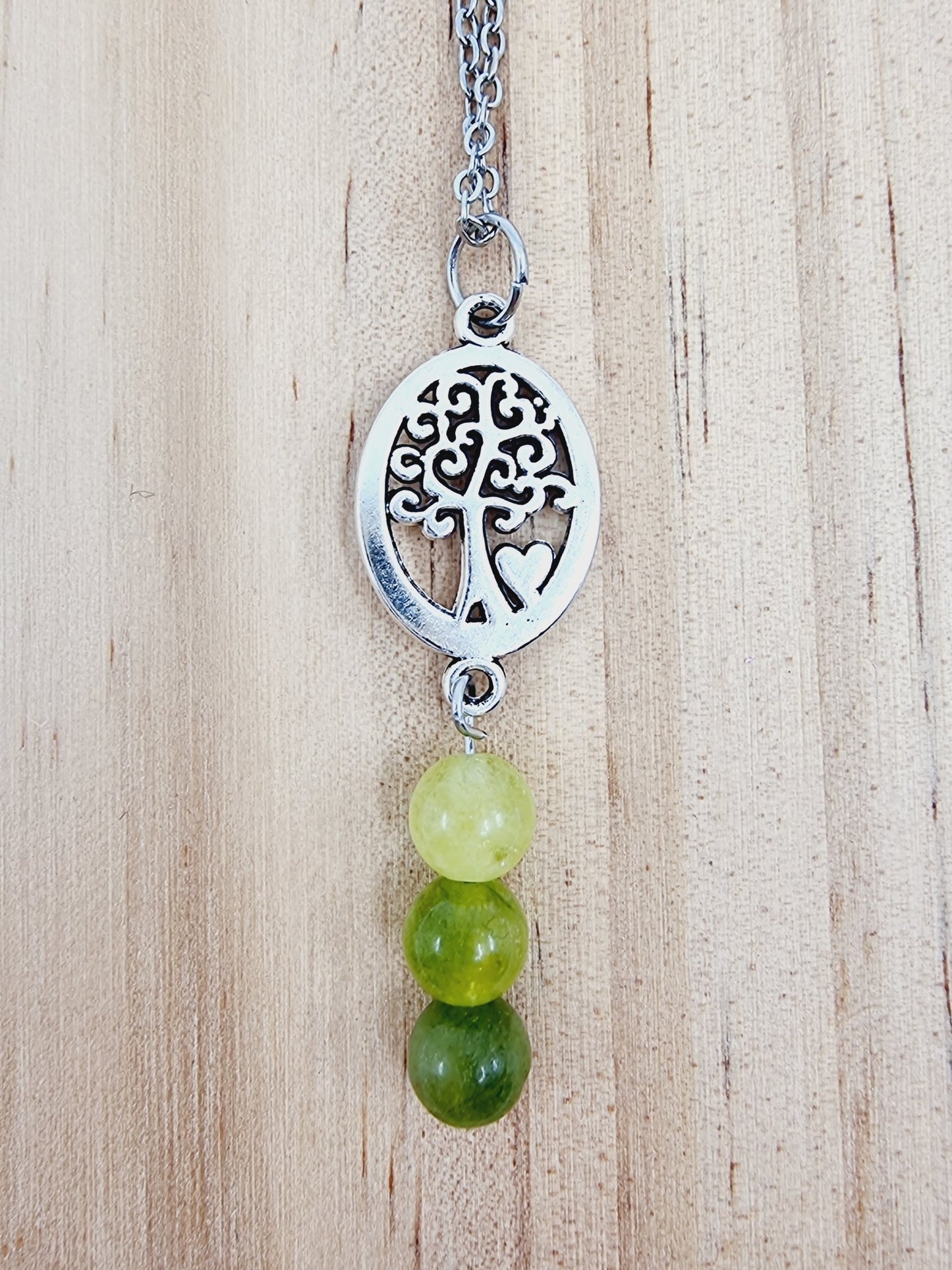 Collier arbre de vie - Olivite