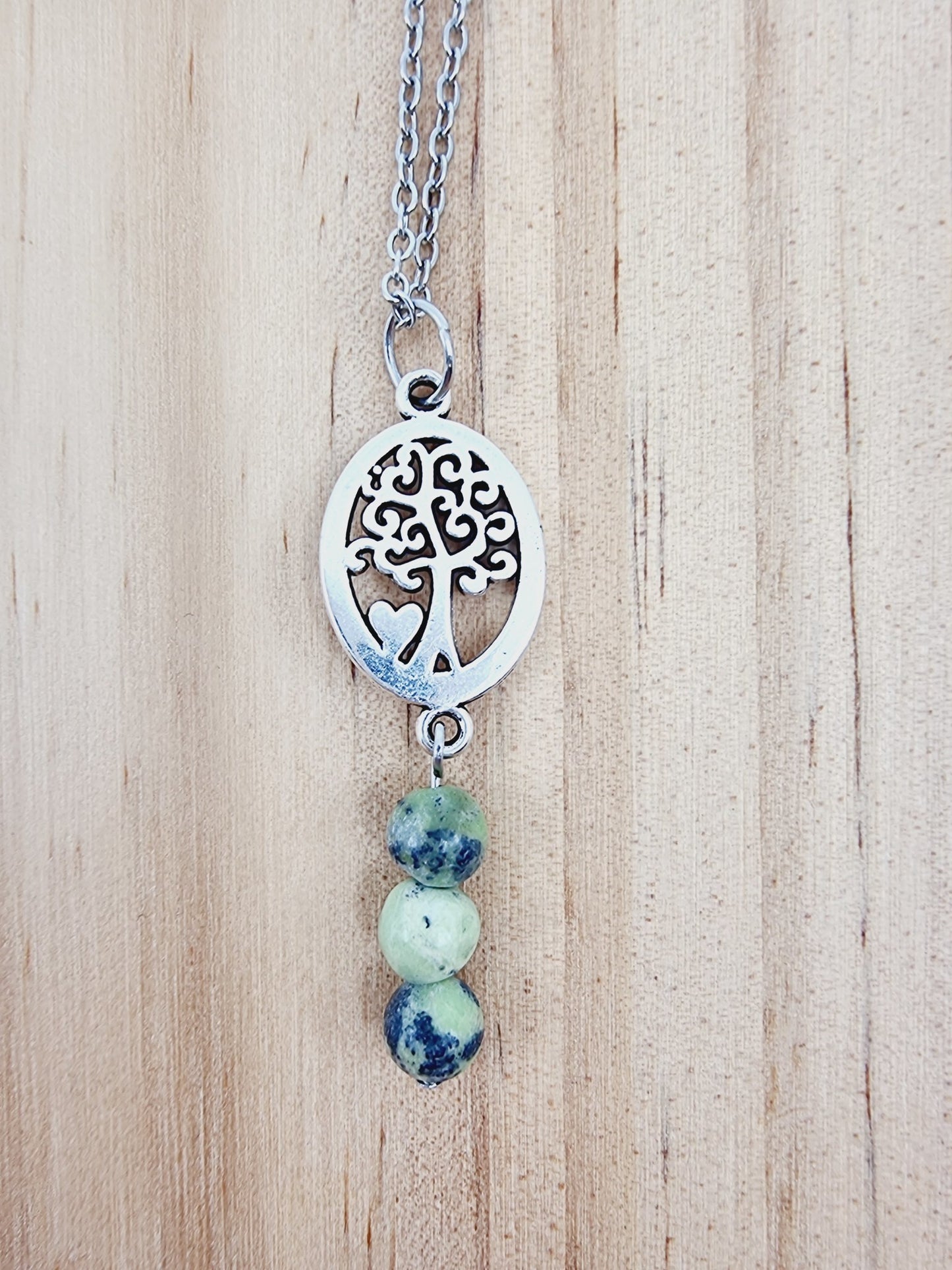 Collier arbre de vie - Serpentine