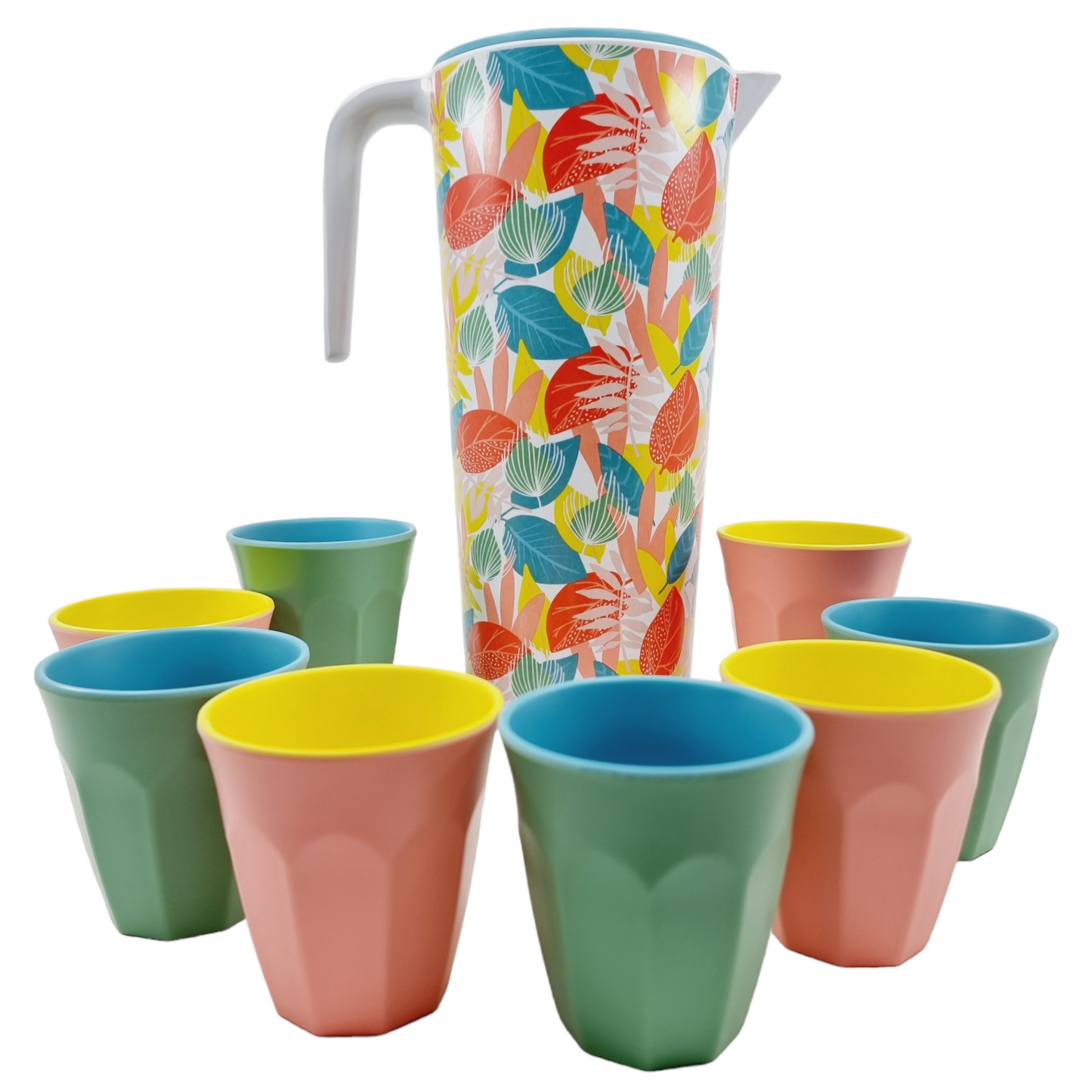 Cruche avec 8 gobelets - Spring