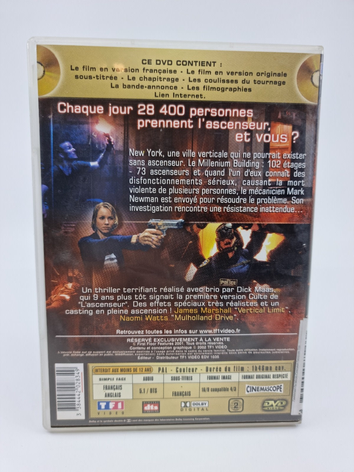 DVD - L'Ascenseur, niveau 2