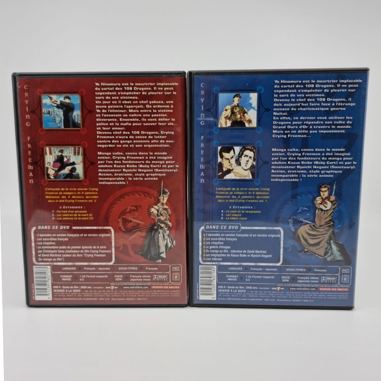 DVD - Crying Freeman, Vol. 1 & 2