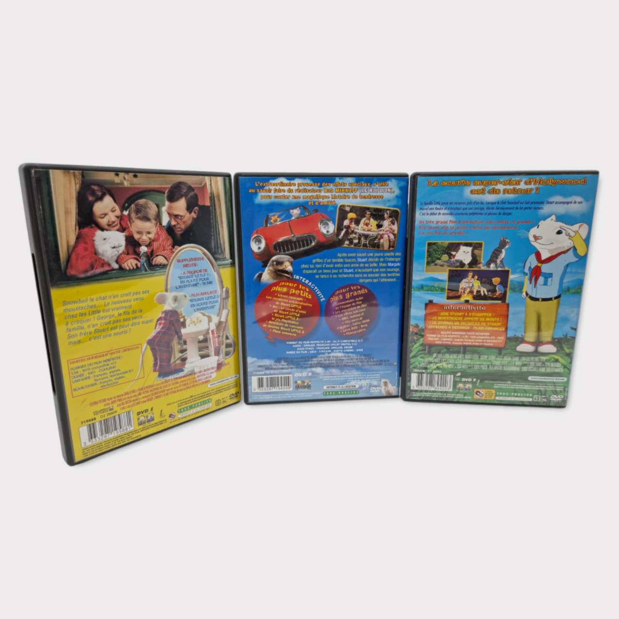 DVD - Stuart Little 1, 2 et 3