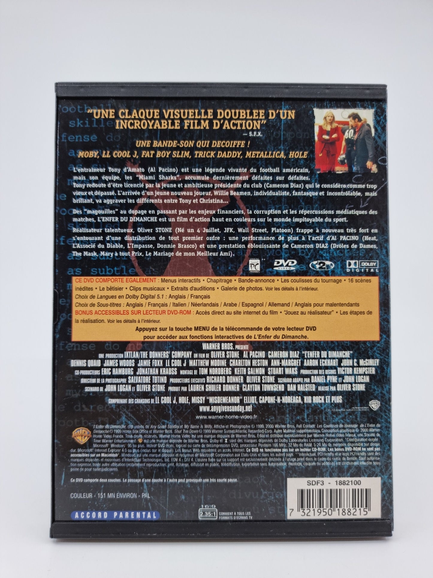 DVD - L'Enfer du dimanche