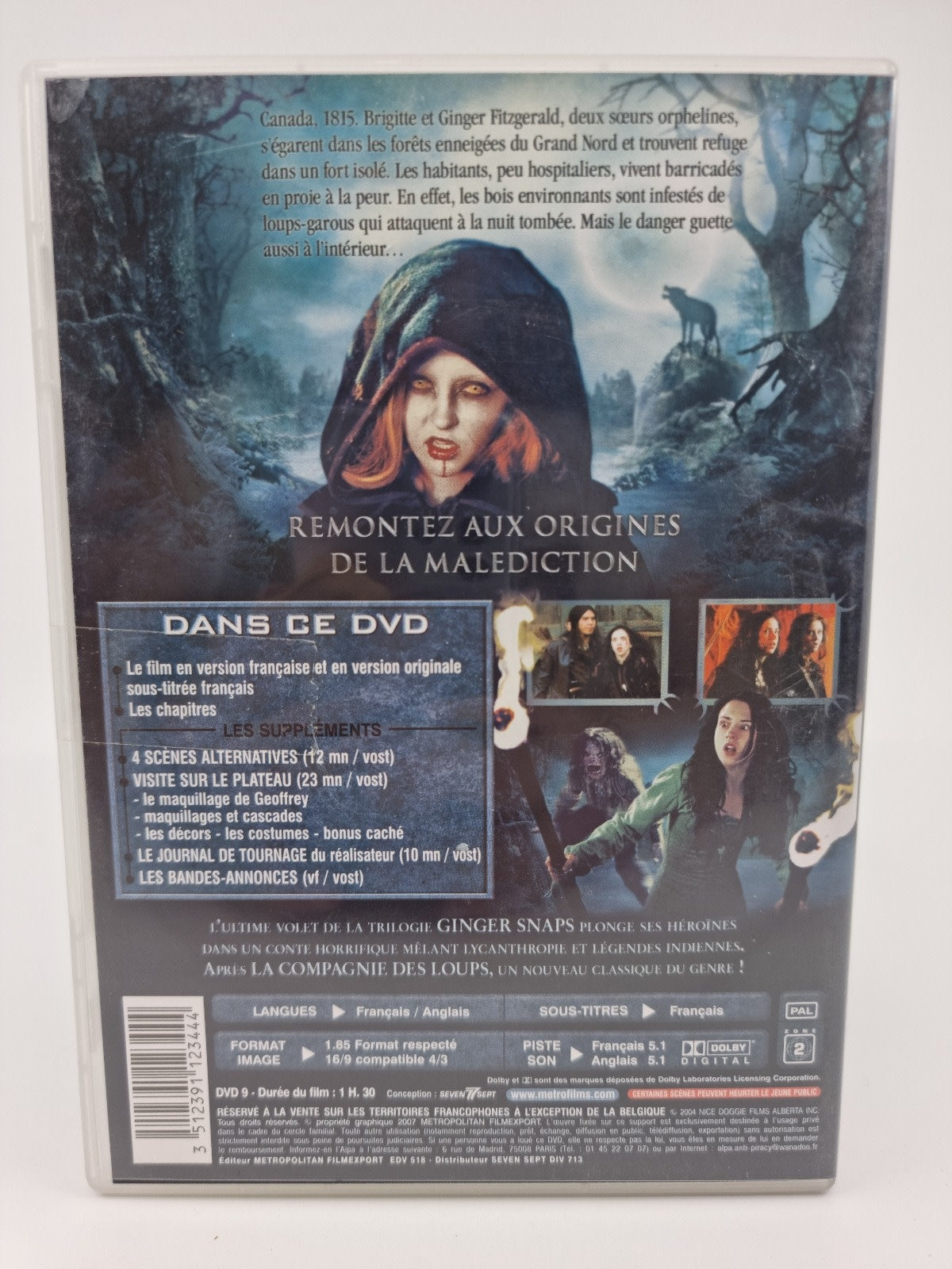 DVD - Ginger Snaps : Aux origines du mal