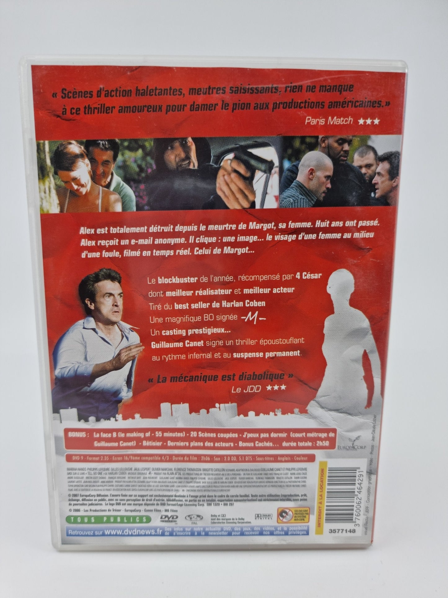 DVD - Ne le dis à personne – Edition 2 DVD