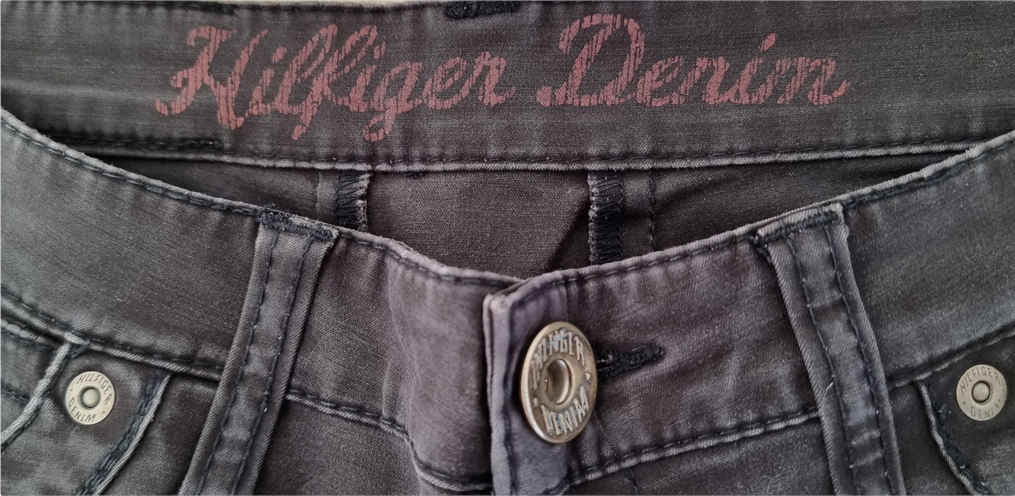Jeans black denim Hilfiger (SIZE : W : 26 – L : 32)
