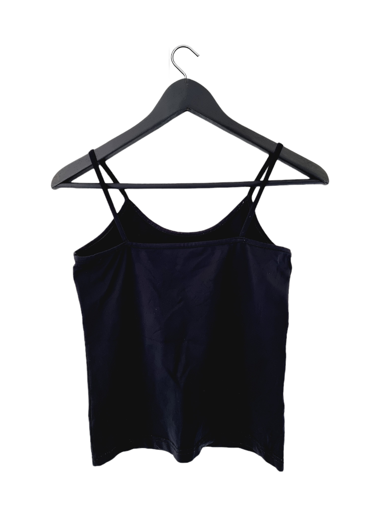 Top noir simple à bretelles fines (SIZE : XS)