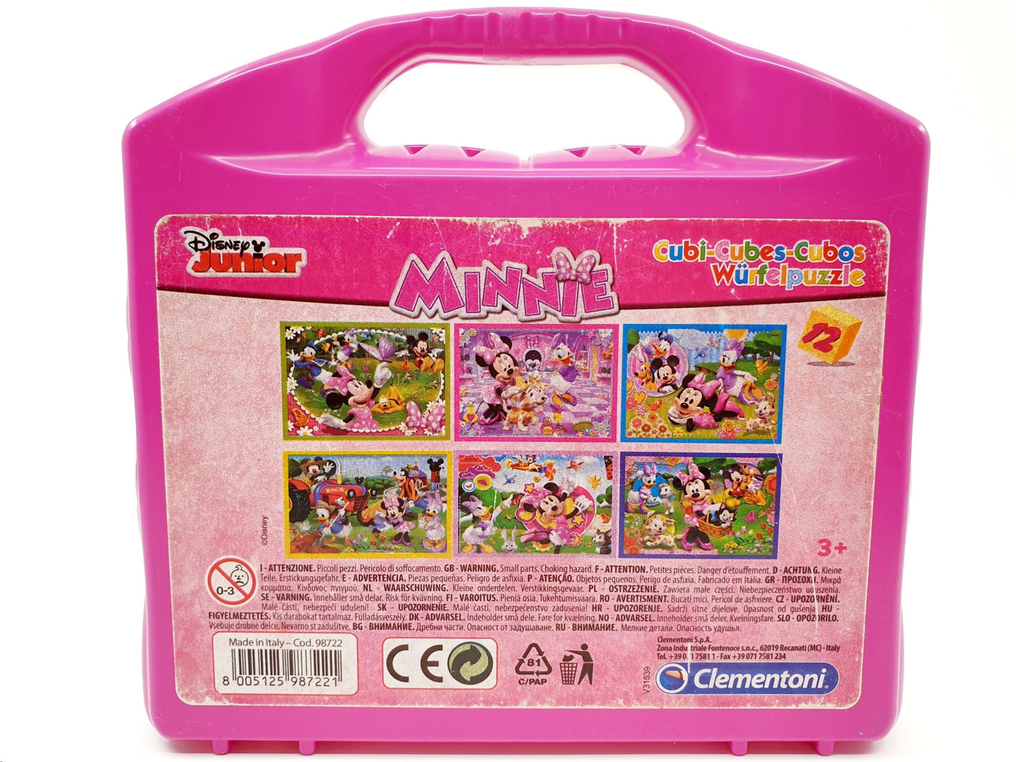 Puzzle cube - Minnie et ses amis (12 cubes)