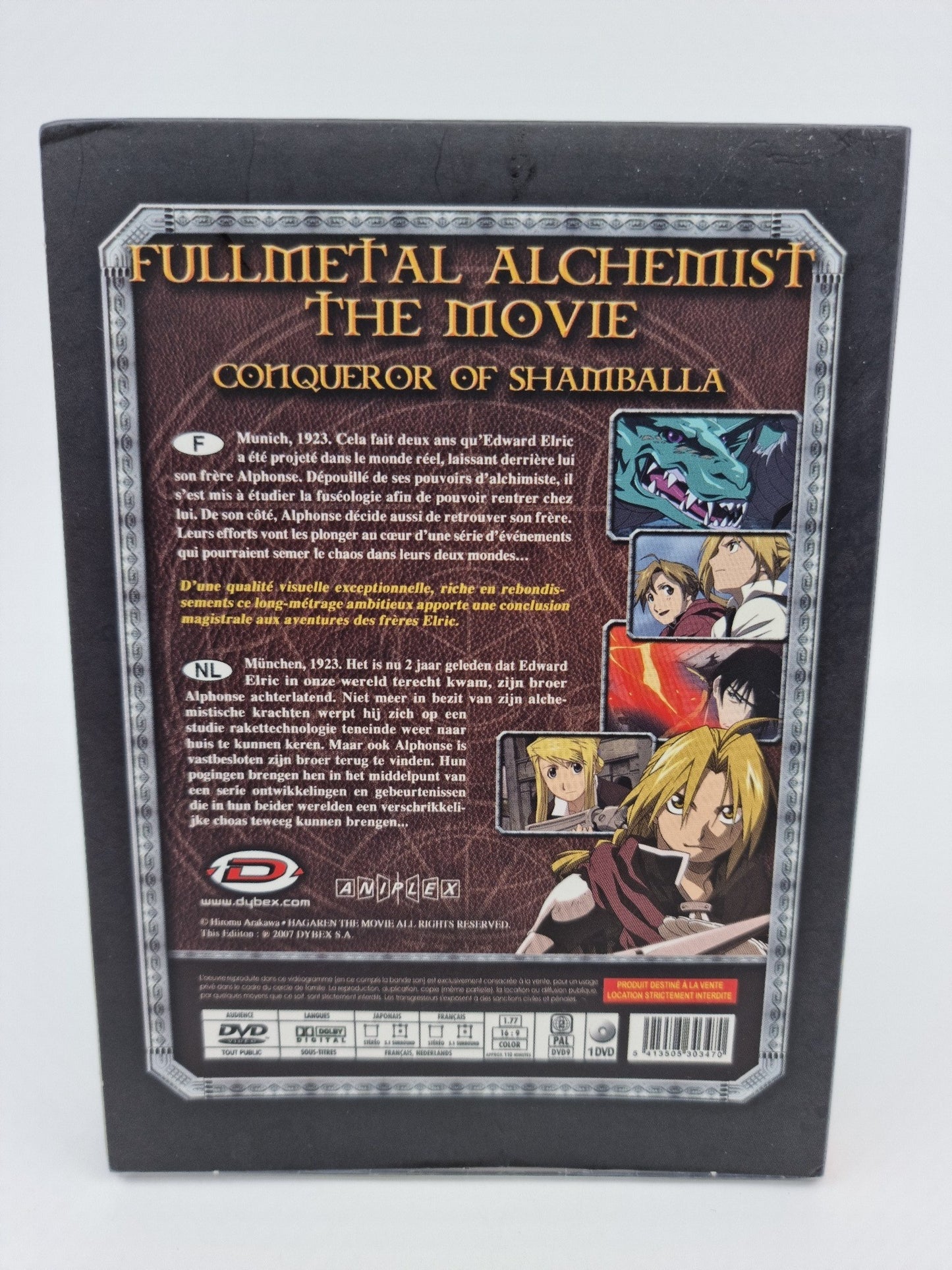 DVD - Fullmetal Alchemist, Conqueror of Shamballa – Le film