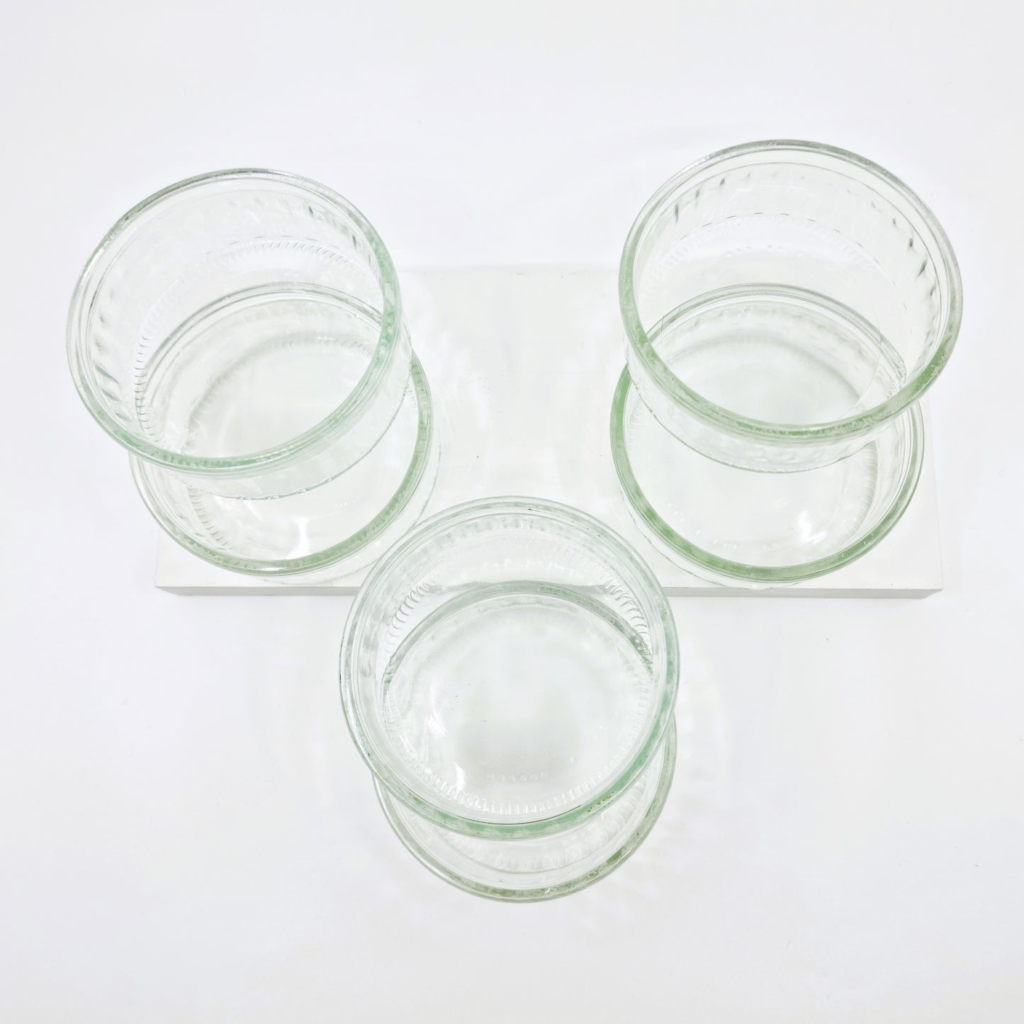 Ravier en verre à bord cannelé pour le four (6 pièces)