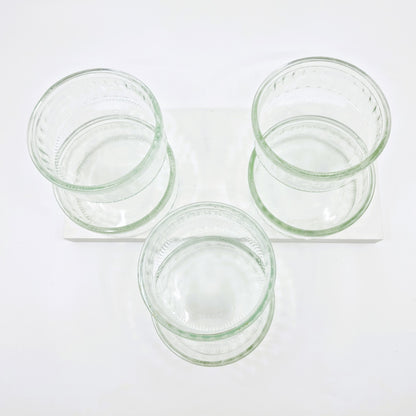 Ravier en verre à bord cannelé pour le four (6 pièces)