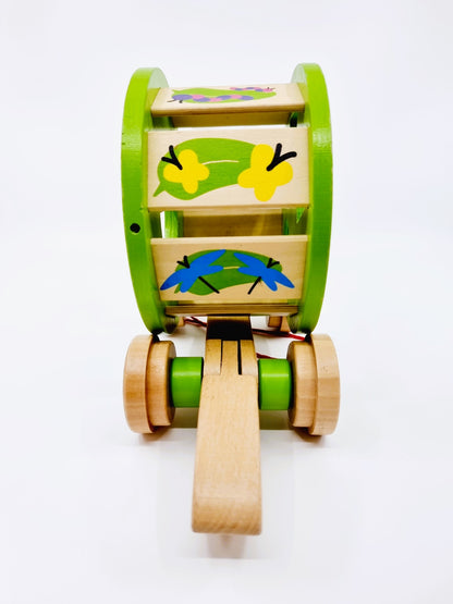 Escargot à tirer avec ces formes à emboîter