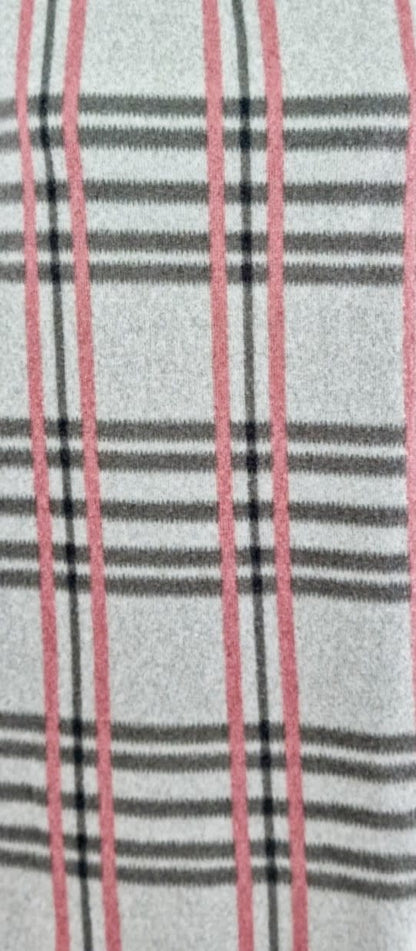 Pullover polaire à carreaux (SIZE : XL)