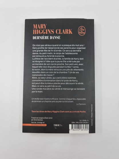 Livre - Dernière danse