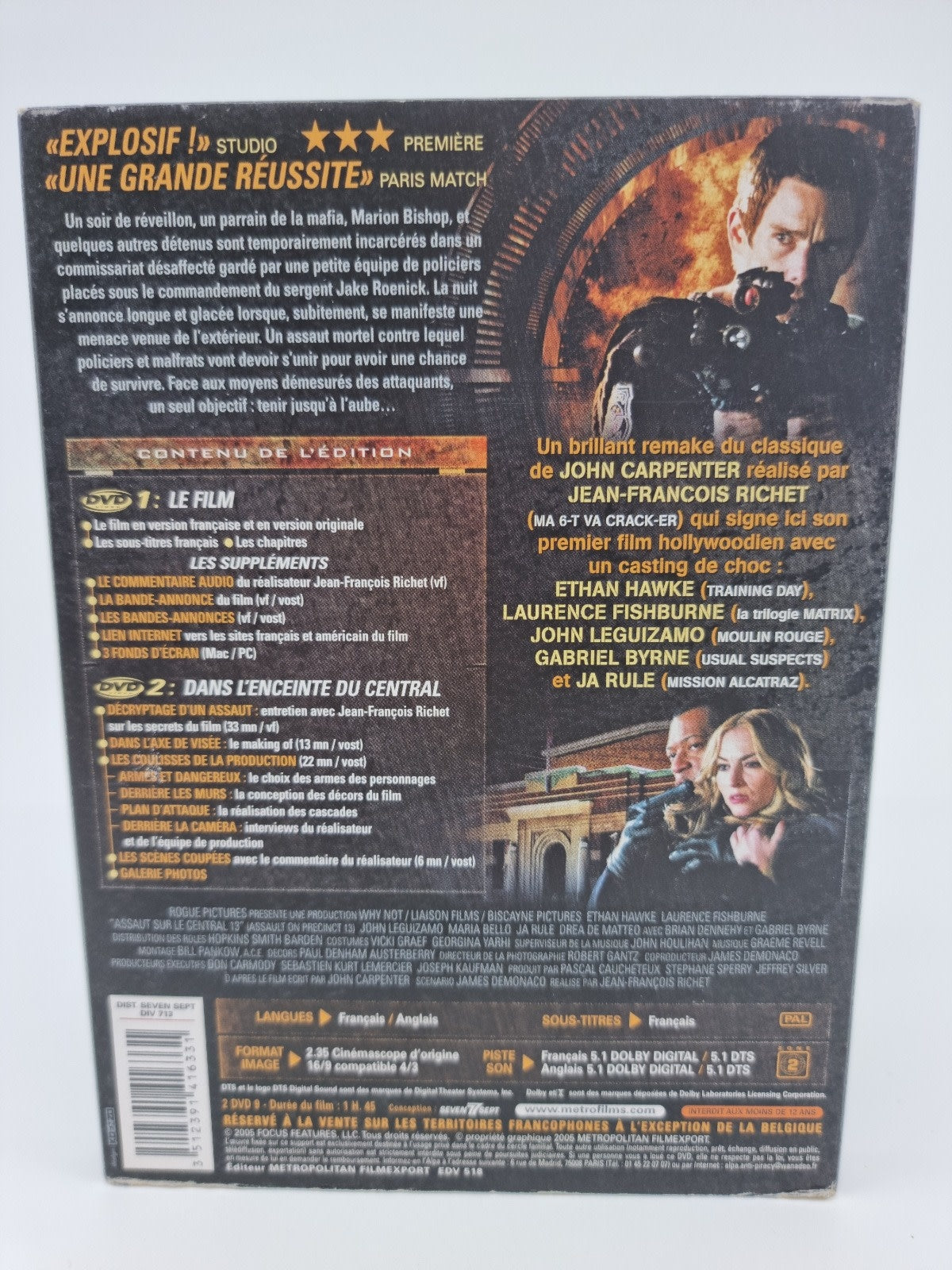 DVD - Assaut sur le central 13