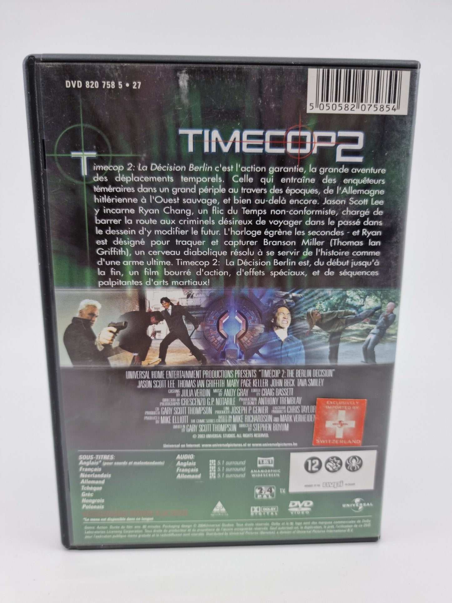 DVD - Timecop 2, la décision Berlin