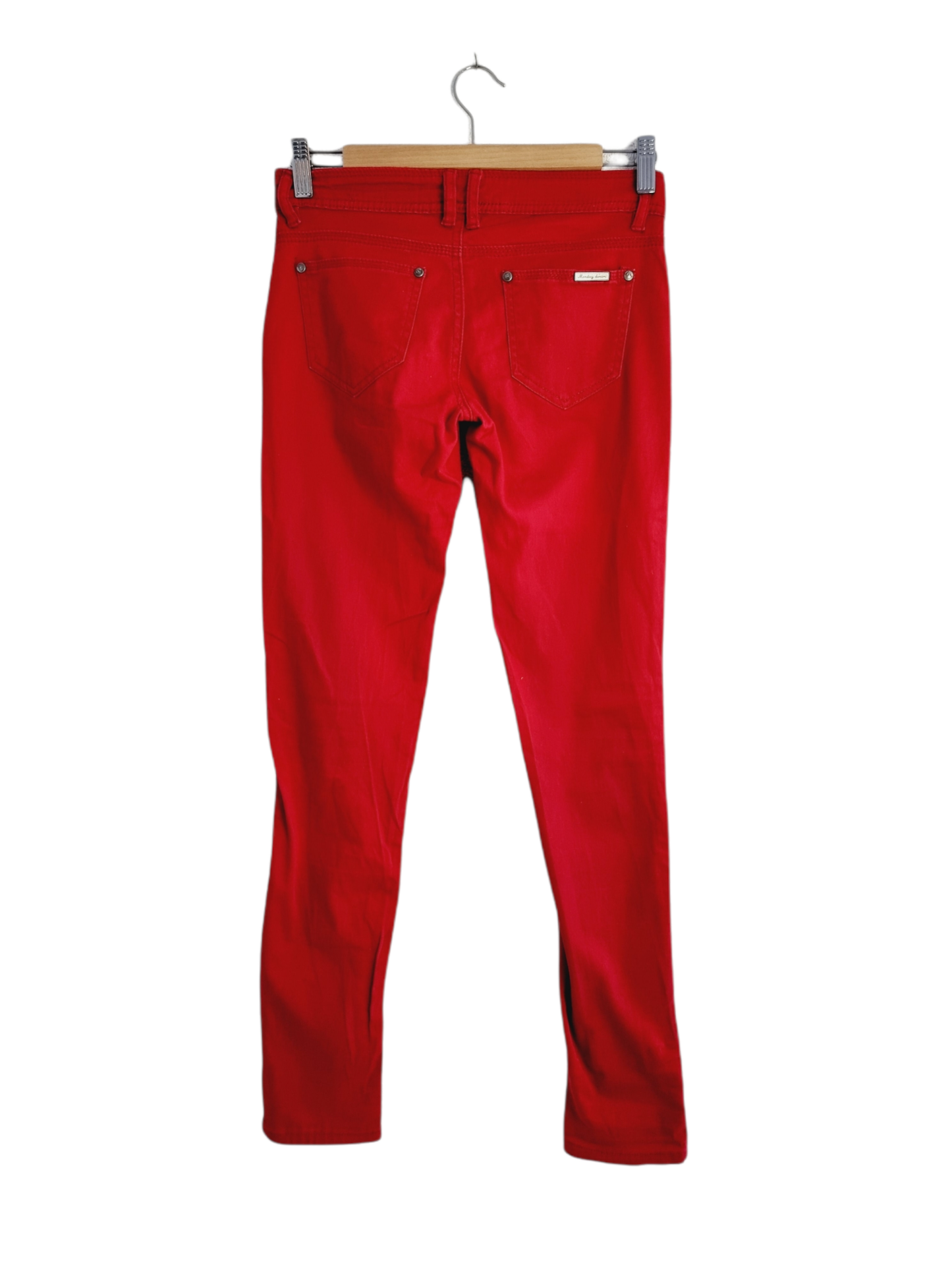 Pantalon denim rouge (SIZE : 36)
