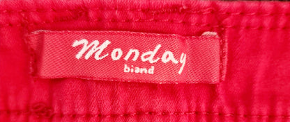 Pantalon denim rouge (SIZE : 36)