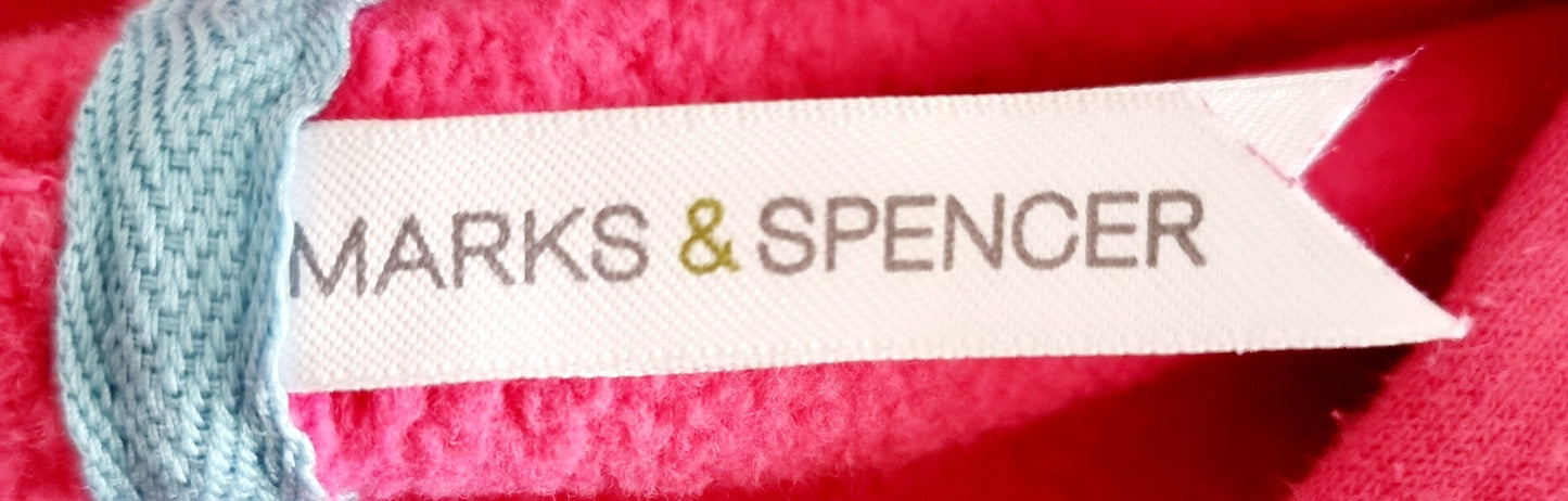 Sweat à capuche pink (SIZE : UK 14)