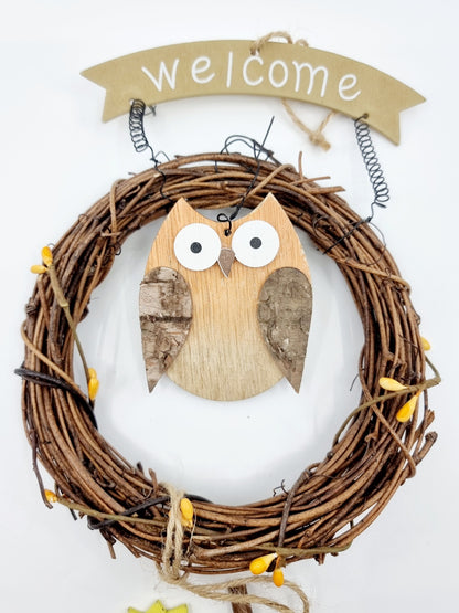 Couronne décorative Welcome