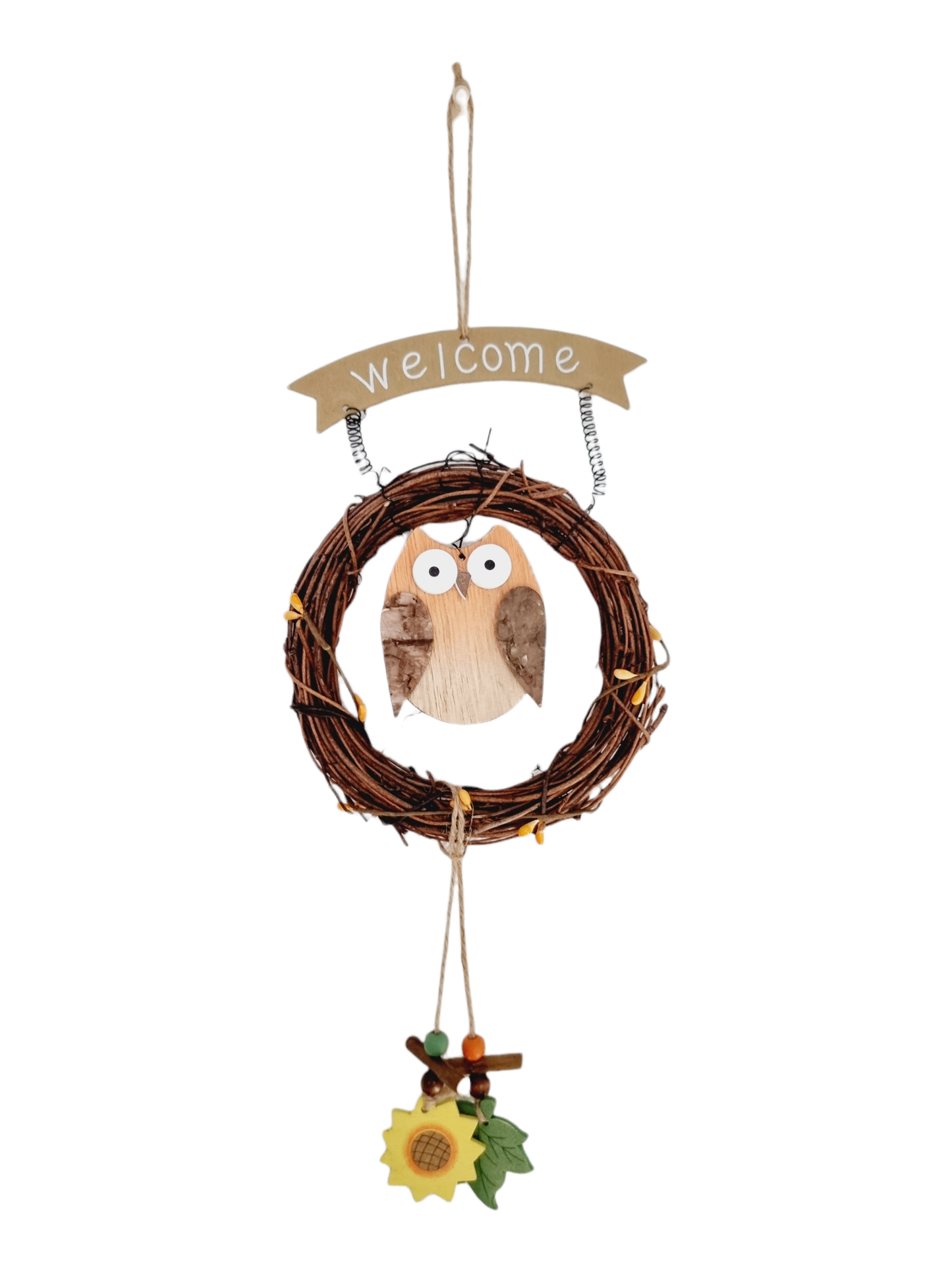 Couronne décorative Welcome