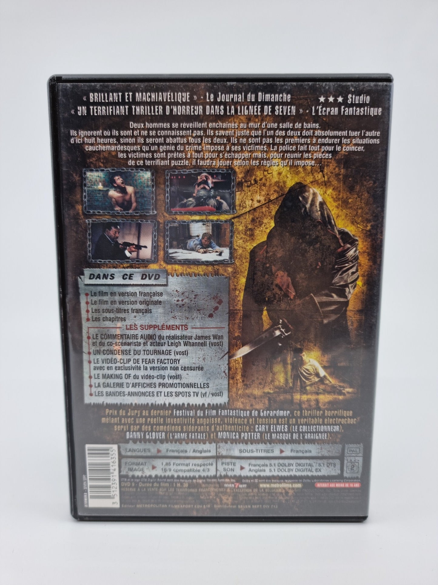 DVD - SAW, chaque meurtre est une pièce de puzzle