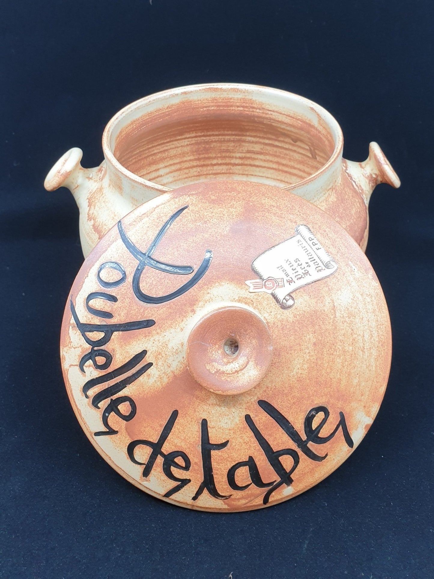 Poubelle de table - Grès de Vallauris