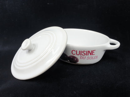 Cassolette avec couvercle - olives