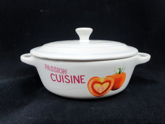 Cassolette avec couvercle - tomates